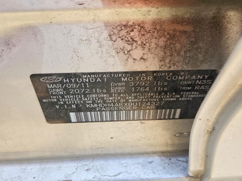 Продажа на аукционе авто 2011 Hyundai Elantra, vin: KMHDH4AEXBU124327, номер лота: 56506716