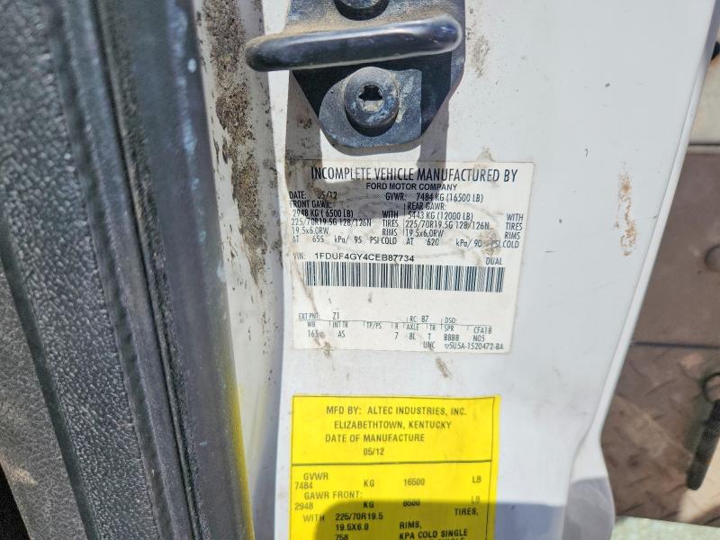 Aukcja sprzedaży 2012 Ford F450, vin: 1FDUF4GY4CEB87734, numer aukcji: 56017556
