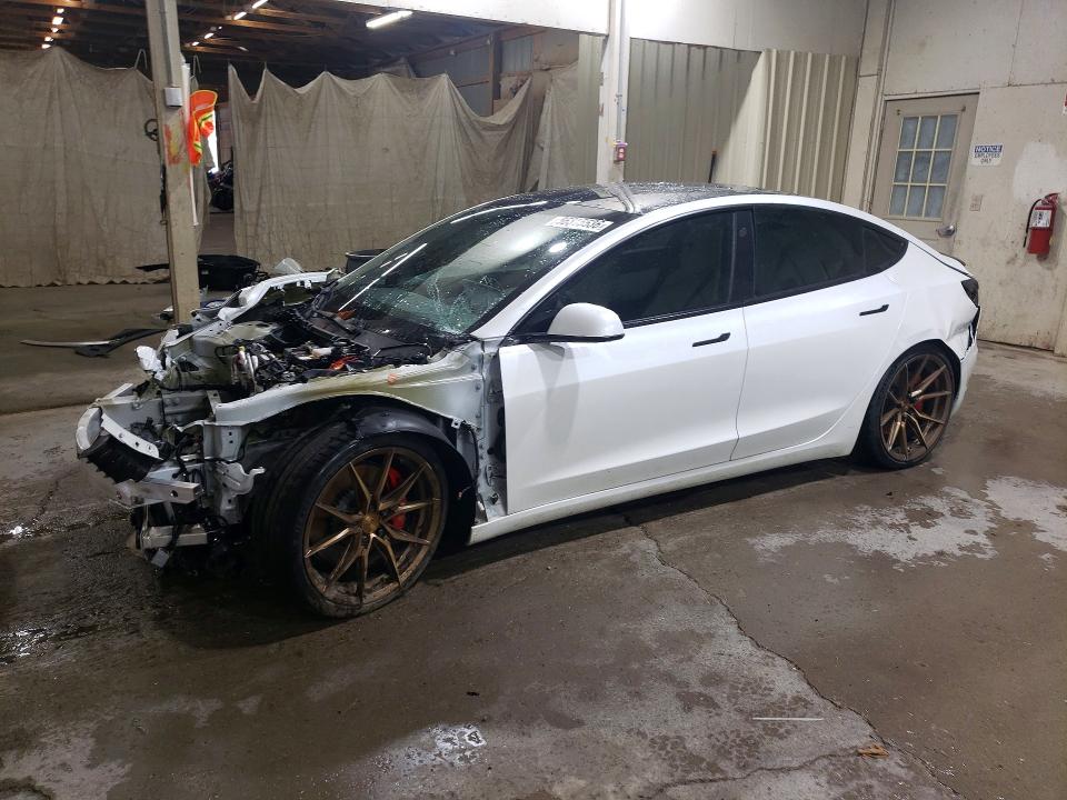 2020 Tesla Model 3 მანქანა იყიდება აუქციონზე, vin: 5YJ3E1EC9LF624800, აუქციონის ნომერი: 56315536