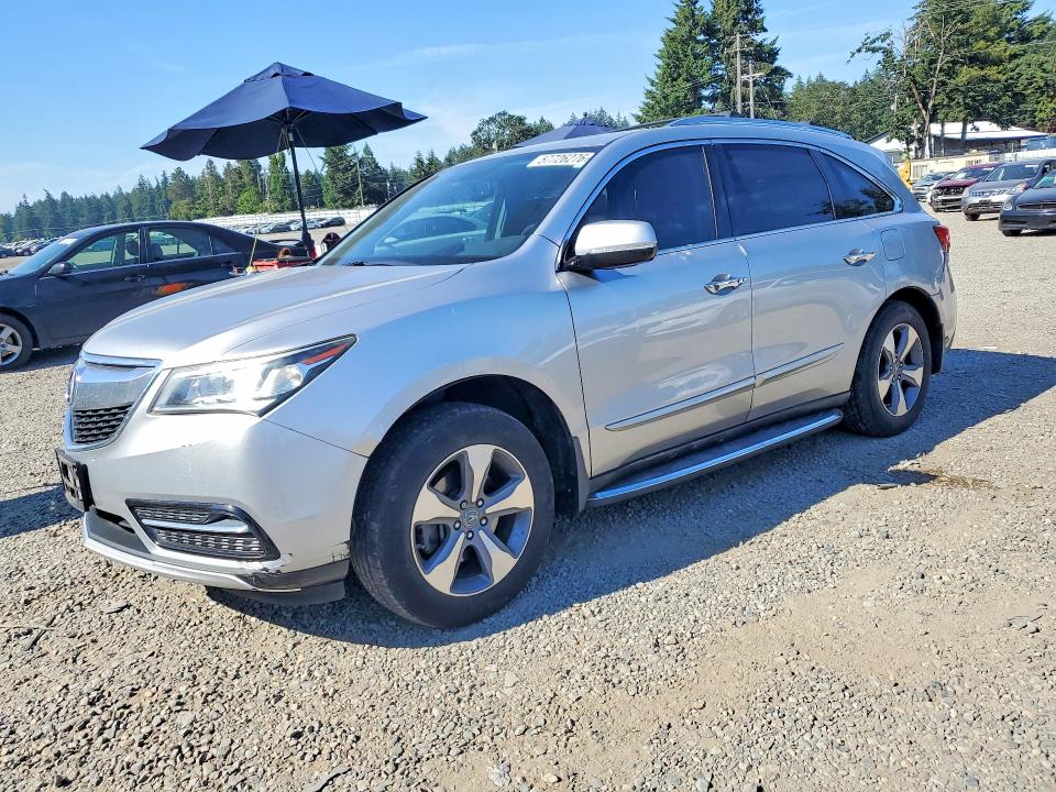 2014 Acura Mdx მანქანა იყიდება აუქციონზე, vin: 5FRYD4H24EB003317, აუქციონის ნომერი: 57726276