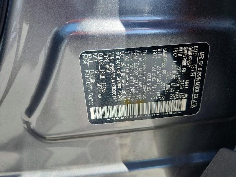 Aukcja sprzedaży 2025 Nissan Rogue, vin: JN8BT3CA1SW000471, numer aukcji: 56186466
