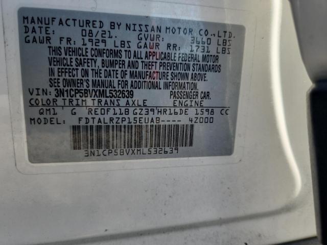 Продажа на аукционе авто 2021 Nissan Kicks, vin: 3N1CP5BVXML532639, номер лота: 56023776