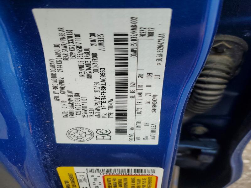 Продажа на аукционе авто 2019 Ford Ranger, vin: 1FTER4FH8KLA09563, номер лота: 57523226