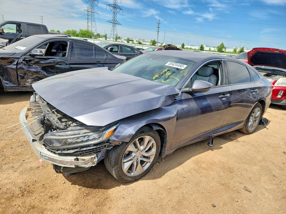 Auction sale of the 2019 Honda Accord, vin: 1HGCV1F13KA058400, lot number: 55424466