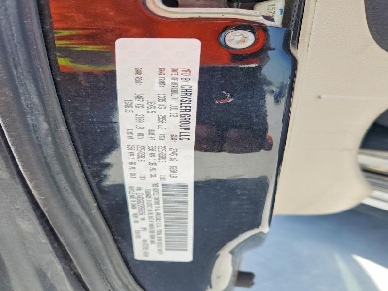59069386 :رقم المزاد ، 2C4RDGBG2DR505256 vin ، 2013 Dodge Grand Caravan مزاد بيع