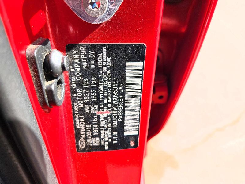 55795446 :رقم المزاد ، KMHCT4AE2GU953457 vin ، 2016 Hyundai Accent مزاد بيع