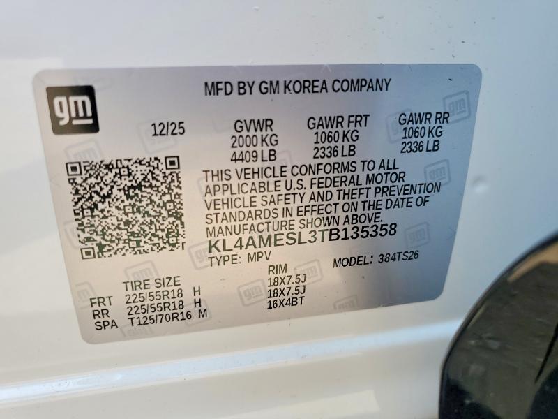 Продажа на аукционе авто 2026 Buick Encore Gx, vin: KL4AMESL3TB135358, номер лота: 55620896