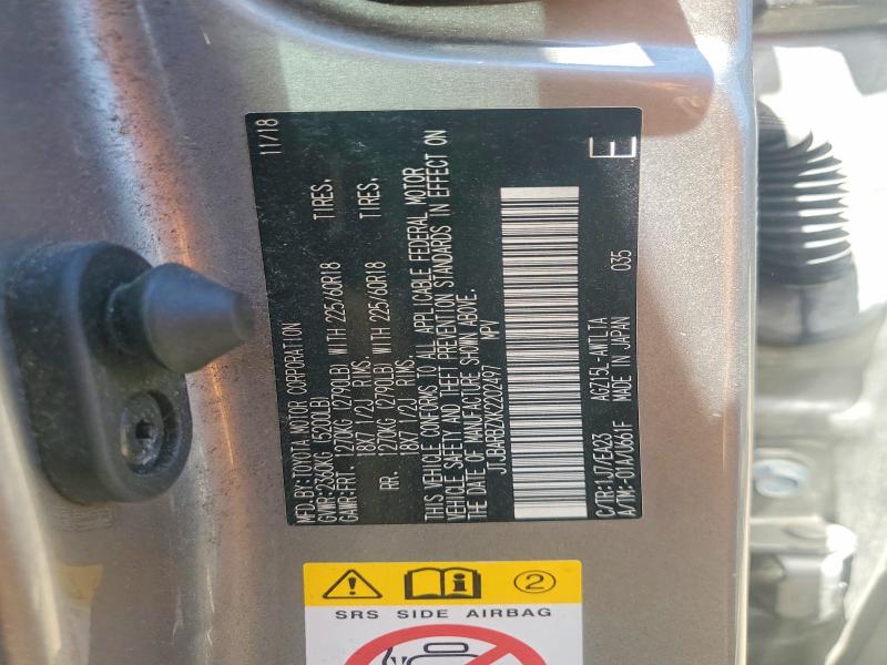Aukcja sprzedaży 2019 Lexus Nx 300, vin: JTJBARBZXK2202497, numer aukcji: 55203516