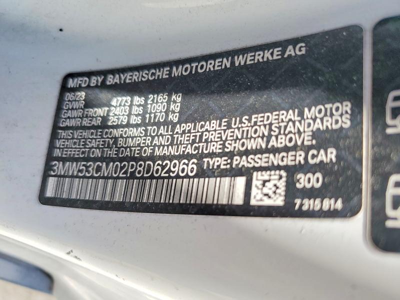 Продаж на аукціоні авто 2023 Bmw M240xi, vin: 3MW53CM02P8D62966, номер лоту: 55931376