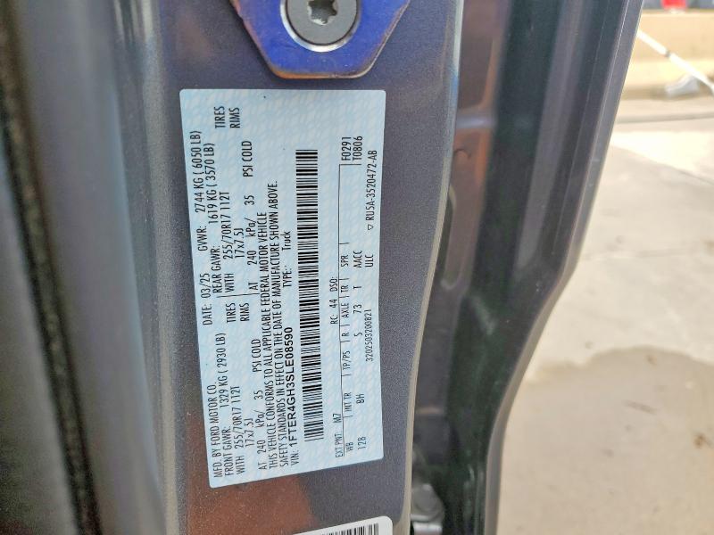 Продаж на аукціоні авто 2025 Ford Ranger, vin: 1FTER4GH3SLE08590, номер лоту: 57215406