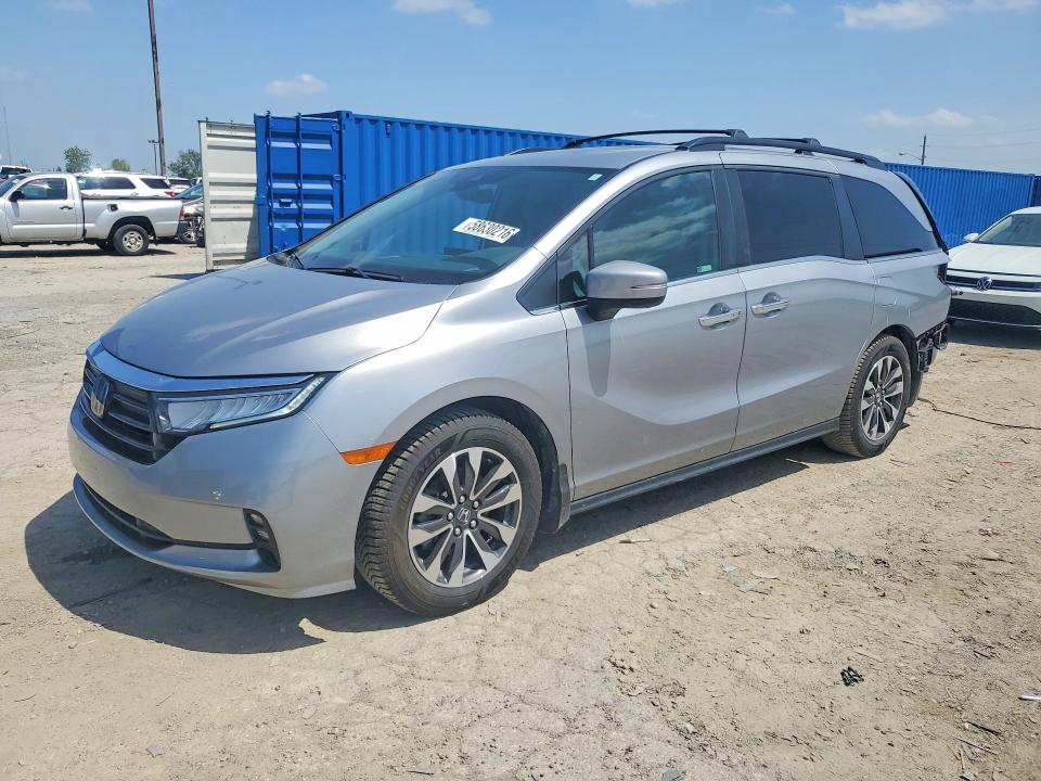 2022 Honda Odyssey მანქანა იყიდება აუქციონზე, vin: 5FNRL6H73NB014468, აუქციონის ნომერი: 58630216