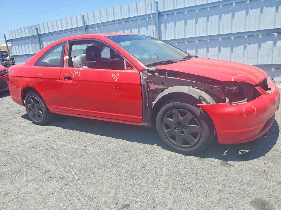58511206 :رقم المزاد ، 1HGEM229X2L071257 vin ، 2002 Honda Civic مزاد بيع