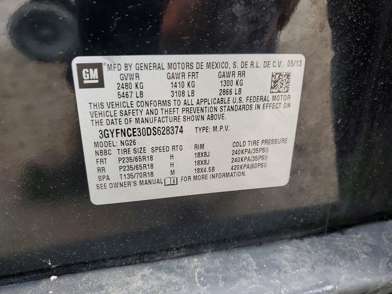 Продажа на аукционе авто 2013 Cadillac Srx, vin: 3GYFNCE30DS628374, номер лота: 57538956