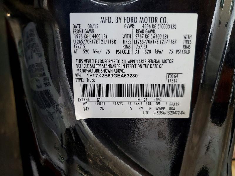 Продаж на аукціоні авто 2016 Ford F250, vin: 1FT7X2B69GEA63280, номер лоту: 56472506