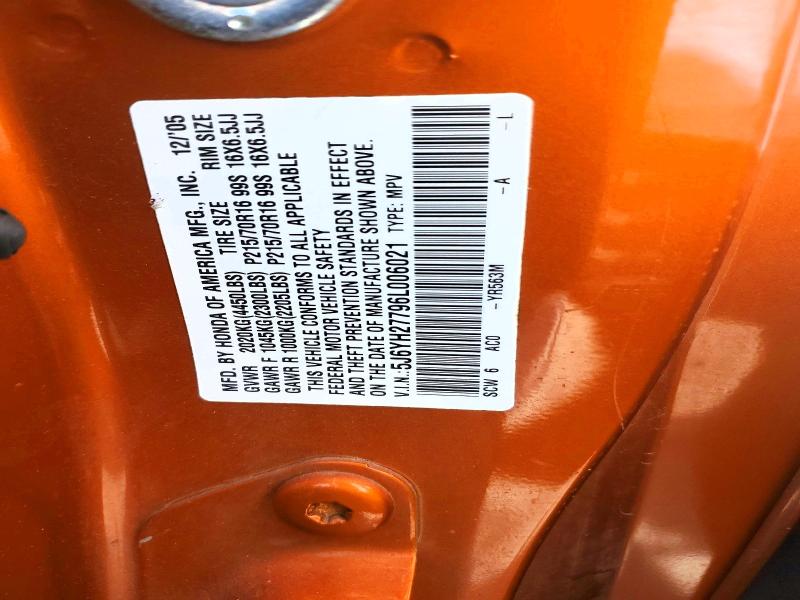 Aukcja sprzedaży 2006 Honda Element, vin: 5J6YH27796L006021, numer aukcji: 57463336