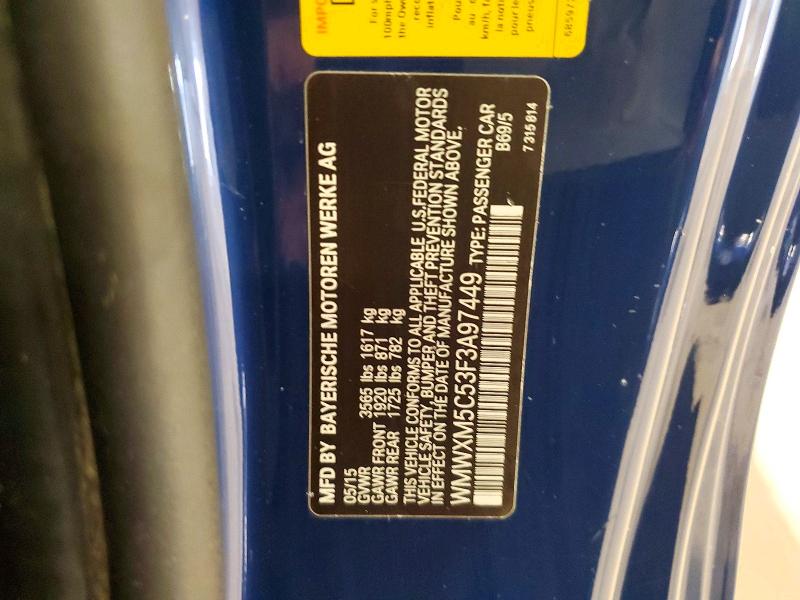 Продажа на аукционе авто 2015 Mini Cooper, vin: WMWXM5C53F3A97449, номер лота: 59314296