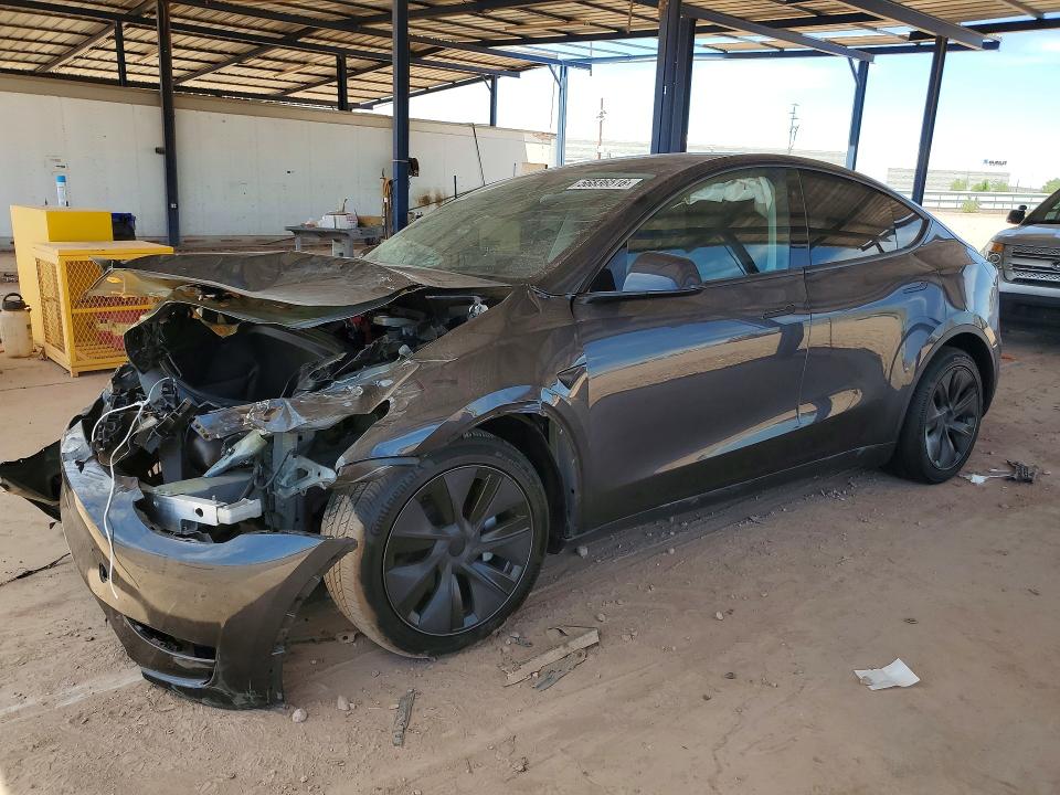 56836516 :رقم المزاد ، 7SAYGDED6SF315457 vin ، 2025 Tesla Model Y مزاد بيع