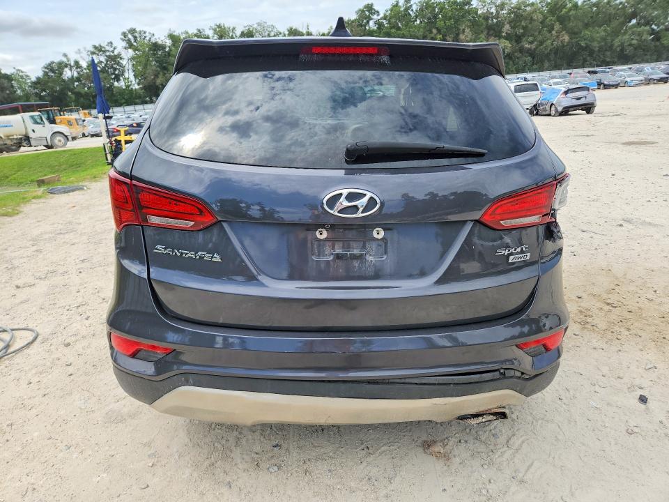 55779126 :رقم المزاد ، 5XYZTDLB7HG493927 vin ، 2017 Hyundai Santa Fe Sport مزاد بيع