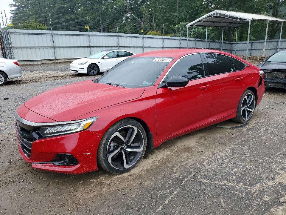 57528836 :رقم المزاد ، 1HGCV1F47MA078680 vin ، 2021 Honda Accord مزاد بيع
