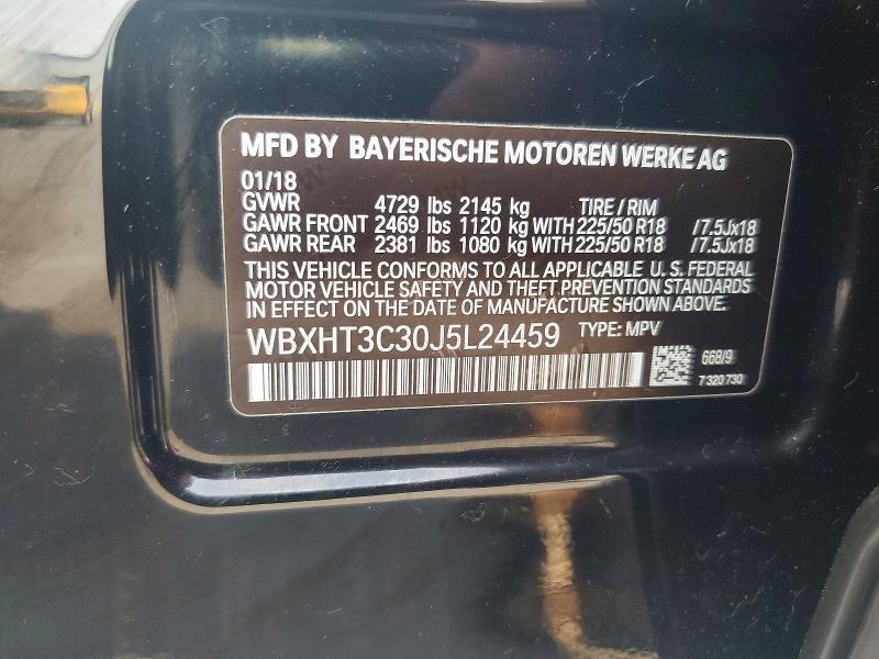 Продажа на аукционе авто 2018 Bmw X1, vin: WBXHT3C30J5L24459, номер лота: 58941956