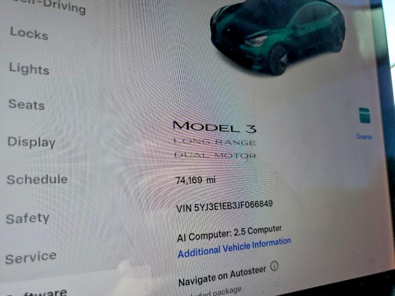 Продаж на аукціоні авто 2018 Tesla Model 3, vin: 5YJ3E1EB3JF066849, номер лоту: 55944636