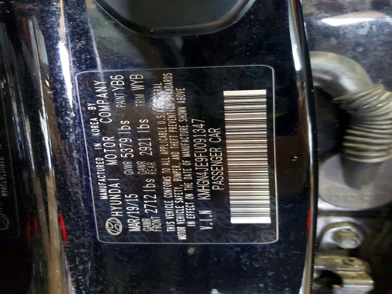 Продаж на аукціоні авто 2015 Hyundai Genesis, vin: KMHGN4JE9FU091347, номер лоту: 57597016