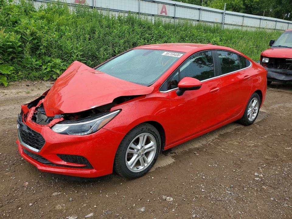 2017 Chevrolet Cruze მანქანა იყიდება აუქციონზე, vin: 1G1BE5SM7H7165255, აუქციონის ნომერი: 56759406