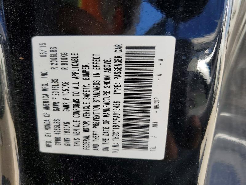 Aukcja sprzedaży 2015 Honda Accord, vin: 1HGCT1B70FA013436, numer aukcji: 55596216