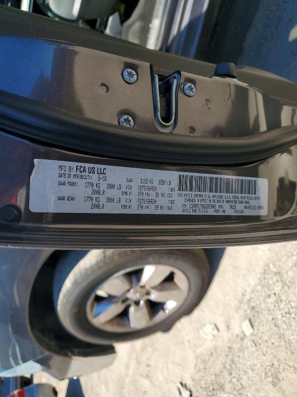 55362626 :رقم المزاد ، 1C6RR7LM3GS357845 vin ، 2016 Ram 1500 مزاد بيع