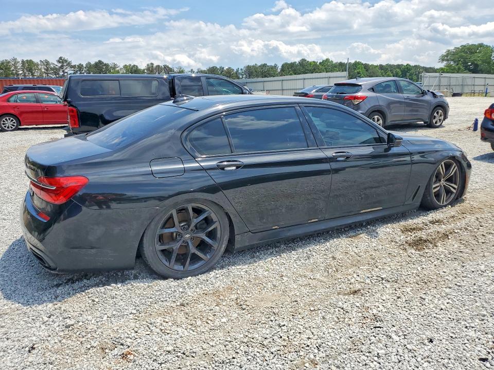 55672106 :رقم المزاد ، WBA7E2C52HG740376 vin ، 2017 Bmw 740 مزاد بيع