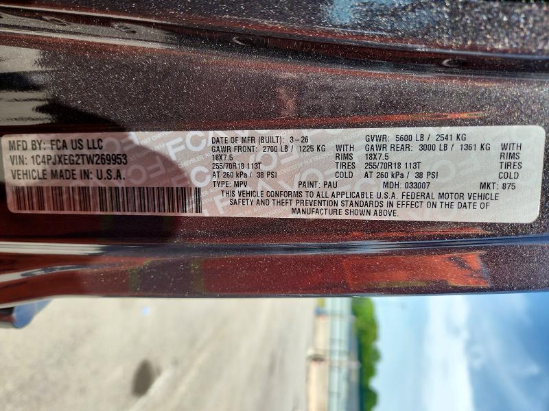 Aukcja sprzedaży 2026 Jeep Wrangler, vin: 1C4PJXEG2TW269953, numer aukcji: 56299636