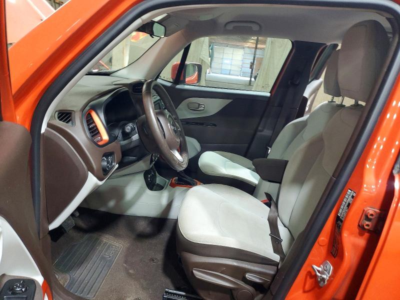 Продажа на аукционе авто 2015 Jeep Renegade, vin: ZACCJBBT9FPB37292, номер лота: 56788876