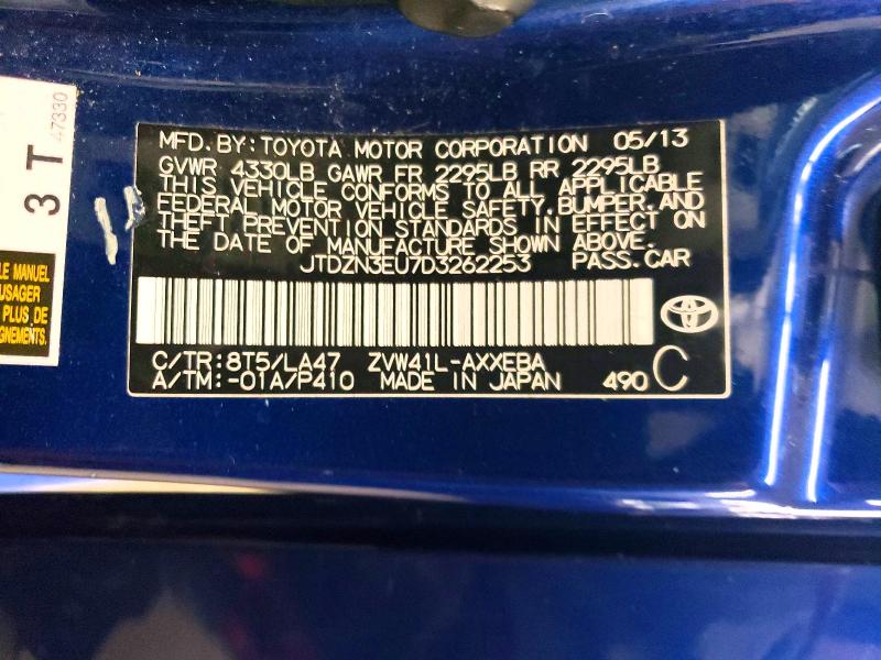 Продаж на аукціоні авто 2013 Toyota Prius V, vin: JTDZN3EU7D3262253, номер лоту: 57678236