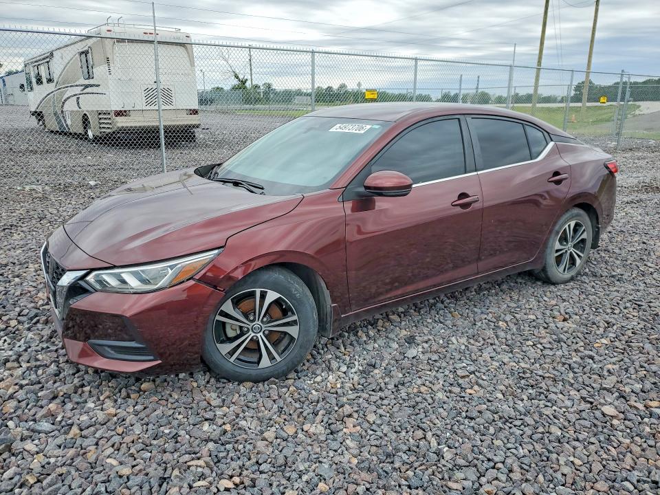 2020 Nissan Sentra მანქანა იყიდება აუქციონზე, vin: 3N1AB8CV2LY227644, აუქციონის ნომერი: 54973706