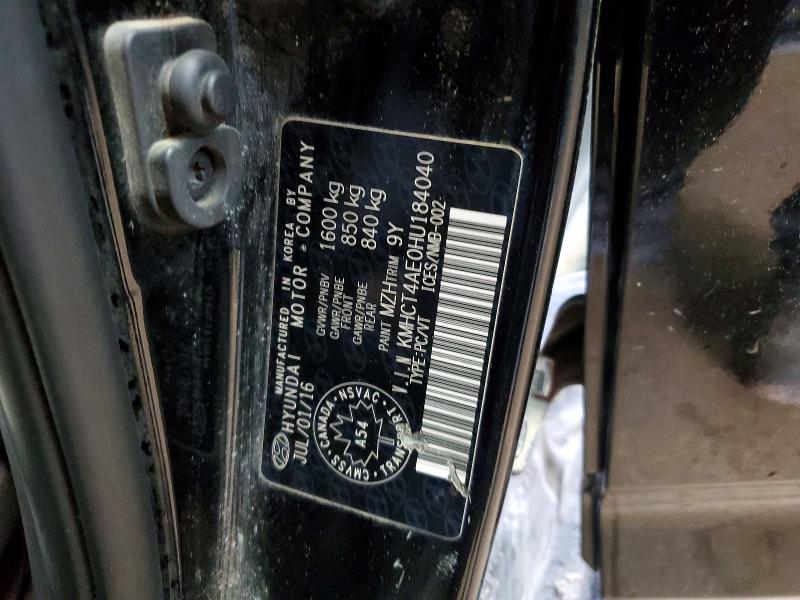 Aukcja sprzedaży 2017 Hyundai Accent, vin: KMHCT4AE0HU184040, numer aukcji: 55436616
