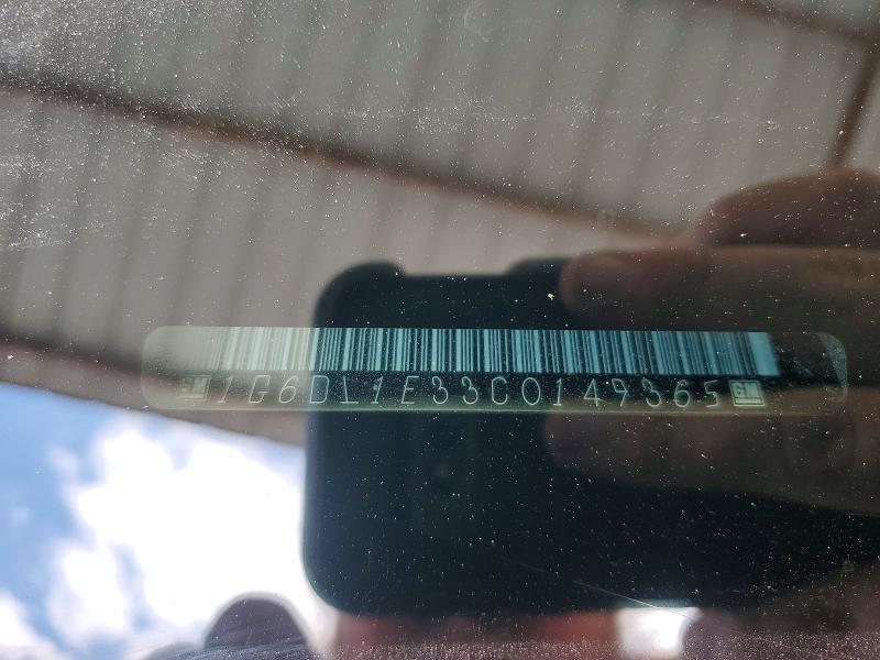 55586876 :رقم المزاد ، 1G6DL1E33C0149365 vin ، 2012 Cadillac Cts مزاد بيع