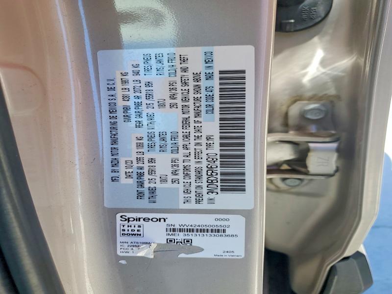 2024 Mazda Cx-30 მანქანა იყიდება აუქციონზე, vin: 3MVDMBCM5RM614910, აუქციონის ნომერი: 57442616