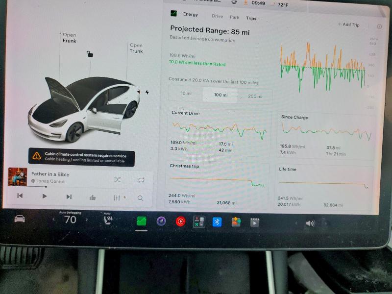 Продажа на аукционе авто 2020 Tesla Model 3, vin: 5YJ3E1EA0LF504981, номер лота: 58777766