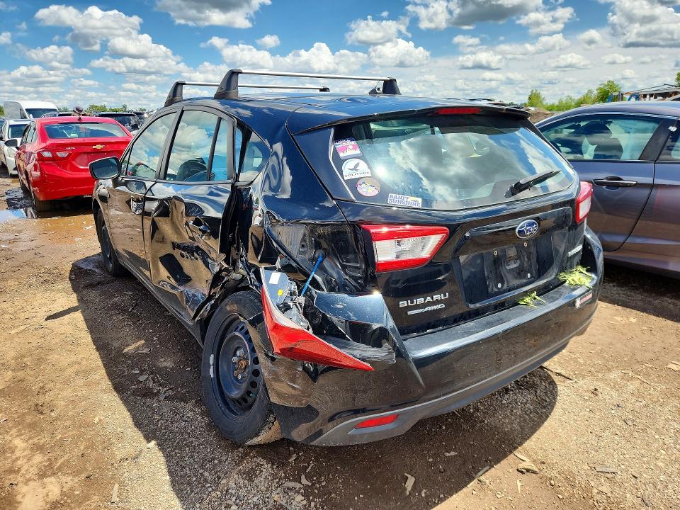 2019 Subaru Impreza მანქანა იყიდება აუქციონზე, vin: 4S3GTAA61K3752497, აუქციონის ნომერი: 58554206