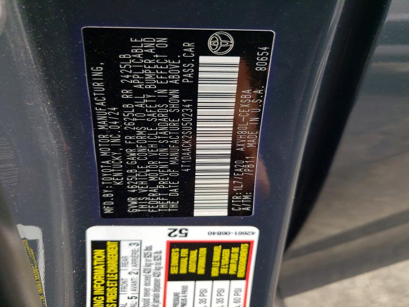 Продажа на аукционе авто 2025 Toyota Camry, vin: 4T1DAACK2SU502341, номер лота: 57724506