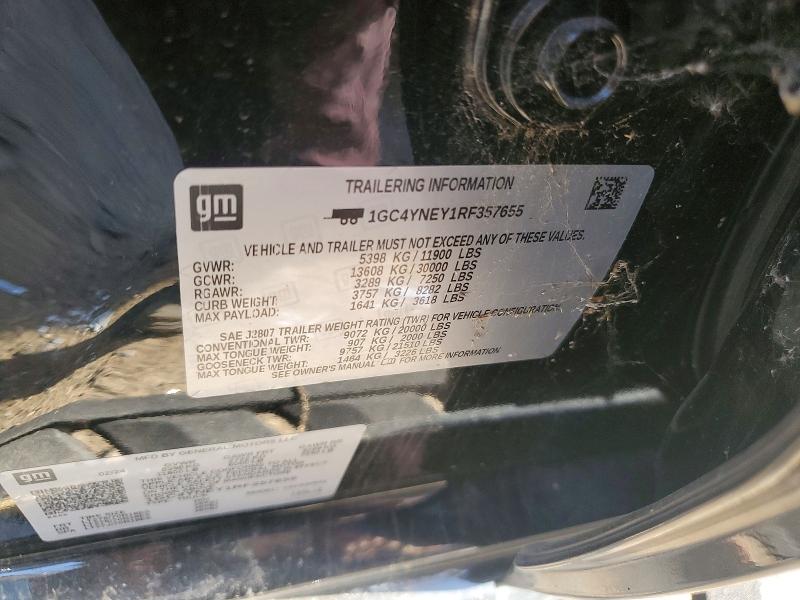 Aukcja sprzedaży 2024 Chevrolet Silverado, vin: 1GC4YNEY1RF357655, numer aukcji: 56074566