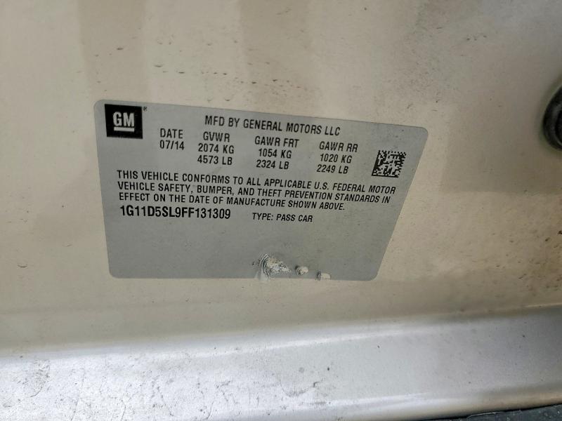 Aukcja sprzedaży 2015 Chevrolet Malibu, vin: 1G11D5SL9FF131309, numer aukcji: 57863256
