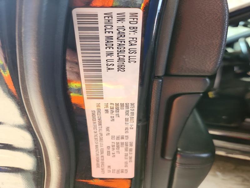 59098096 :رقم المزاد ، 1C4RJFAG9LC401682 vin ، 2020 Jeep Grand Cherokee مزاد بيع