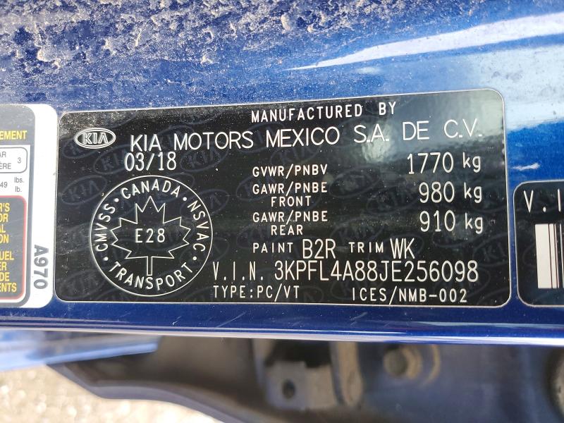 Aukcja sprzedaży 2018 Kia Forte, vin: 3KPFL4A88JE256098, numer aukcji: 57957116