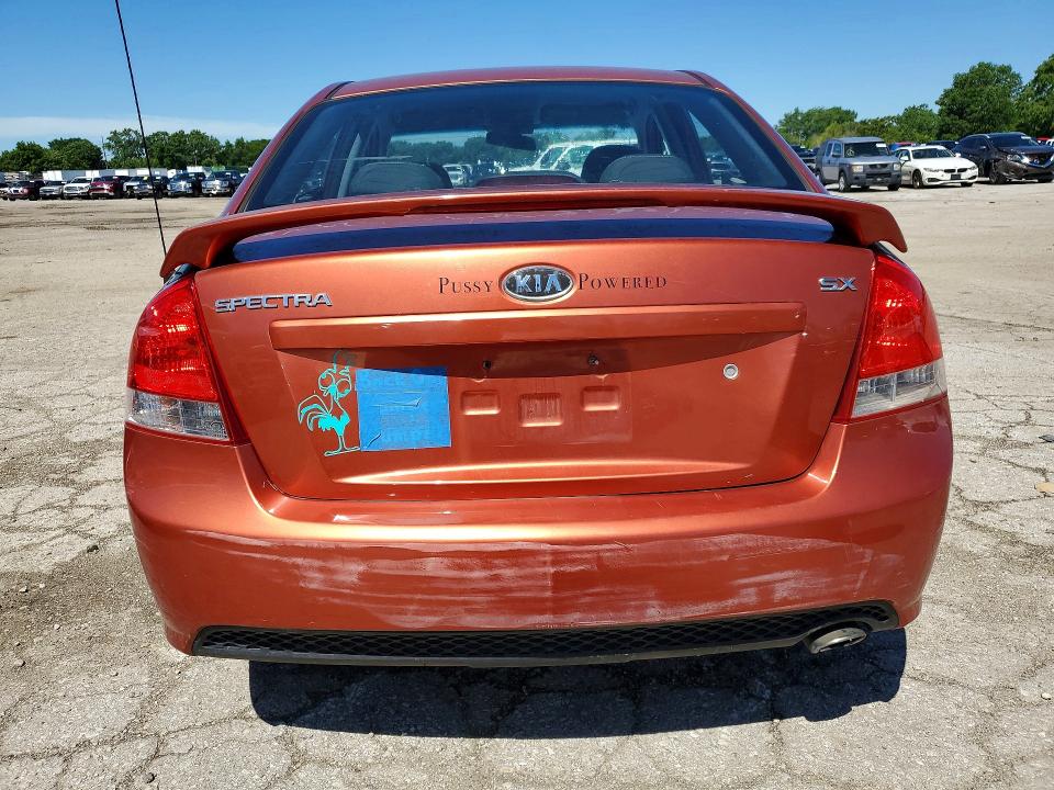 Продажа на аукционе авто 2008 Kia Spectra, vin: KNAFE121985020041, номер лота: 58415606
