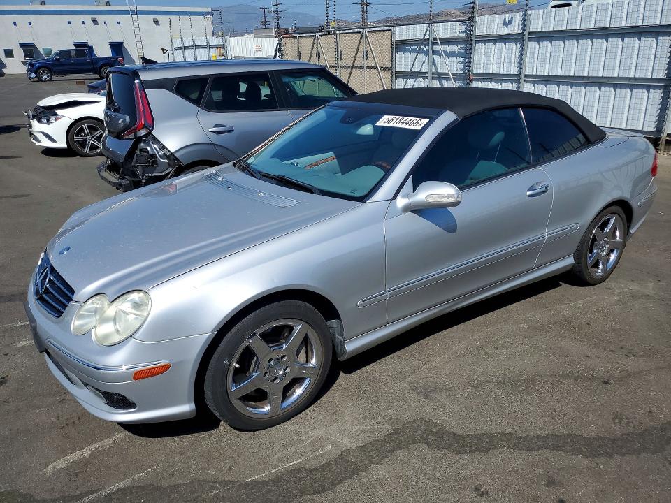 2005 Mercedes-benz Clk მანქანა იყიდება აუქციონზე, vin: WDBTK75G55T042609, აუქციონის ნომერი: 56184466