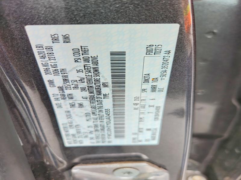 57862386 :رقم المزاد ، 1FMCU0HX1DUA04555 vin ، 2013 Ford Escape مزاد بيع