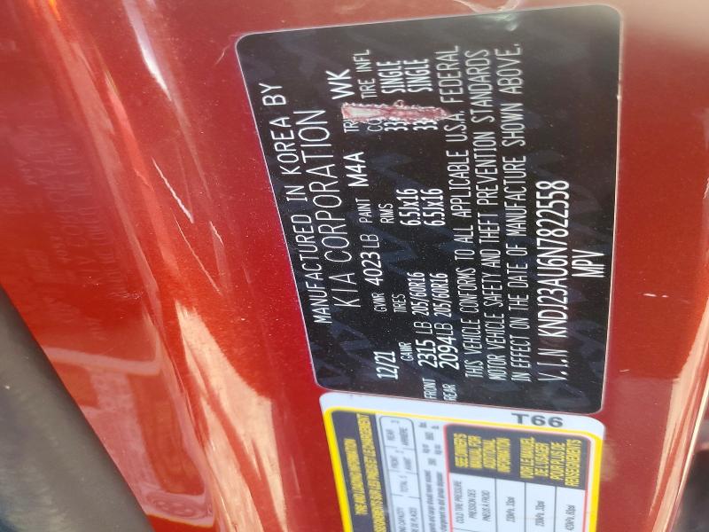 Aukcja sprzedaży 2022 Kia Soul, vin: KNDJ23AU6N7822558, numer aukcji: 58819466