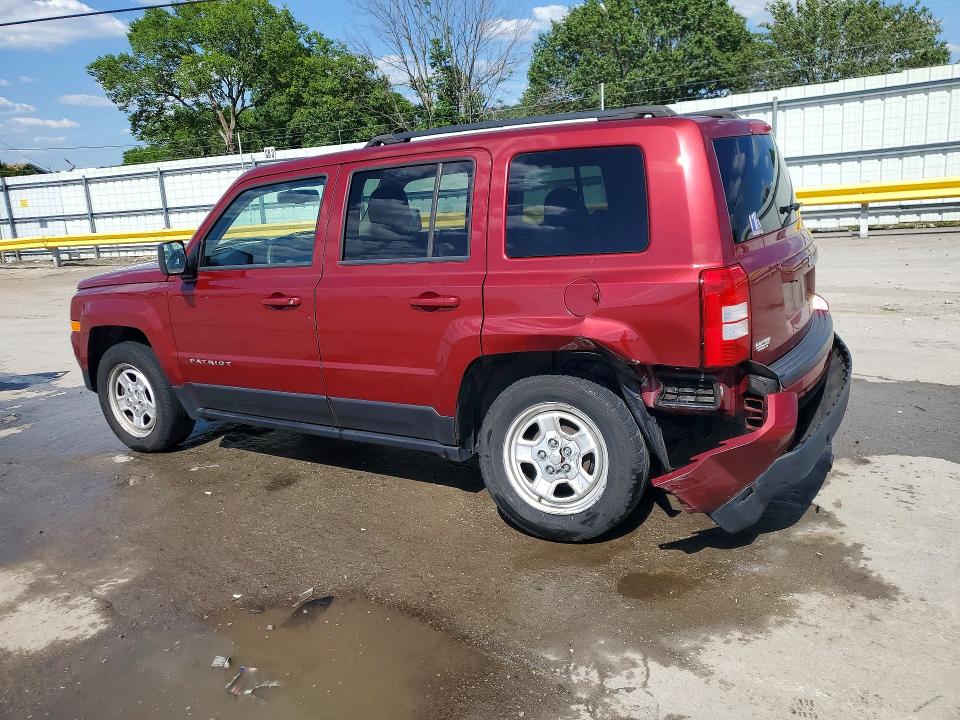 2016 Jeep Patriot მანქანა იყიდება აუქციონზე, vin: 1C4NJPBB9GD763549, აუქციონის ნომერი: 56049426