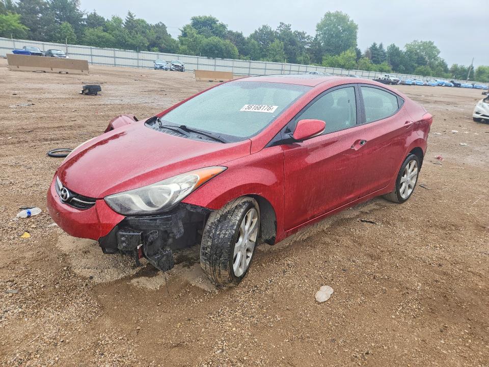 2012 Hyundai Elantra მანქანა იყიდება აუქციონზე, vin: KMHDH4AE3CU342479, აუქციონის ნომერი: 56168176